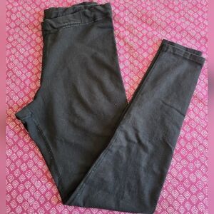 Organic Cotton Women's Black High-Waist Leggings